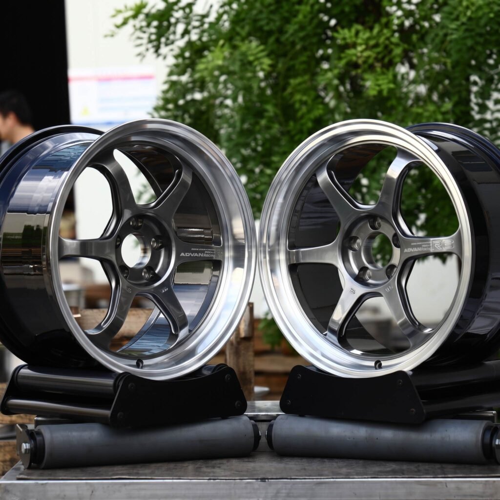 Volkswagen Golf wheels – Gunmetal 6-Spoke Polished Lip (Advan-Style), view 13