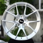 APEX-Style Brushed Silver 10-Spoke Concave Forged Wheels – Nissan 370Z / GT-R Fitment (5-Lug)