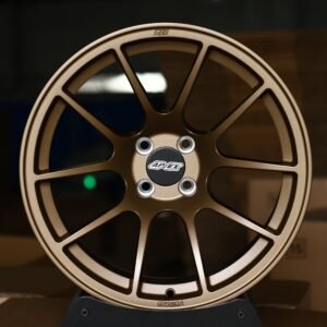 APEX-Style Matte Bronze 8 Y-Spoke Mesh Forged Wheels – Mazda MX-5 / Honda Fit Fitment (4-Lug)