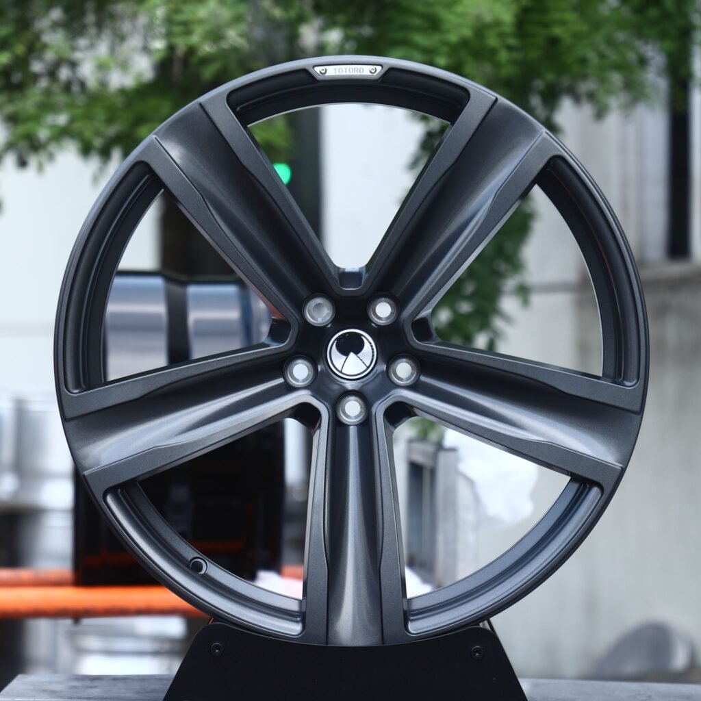 Audi A5 wheels – Gunmetal Twin 5-Spoke, front view