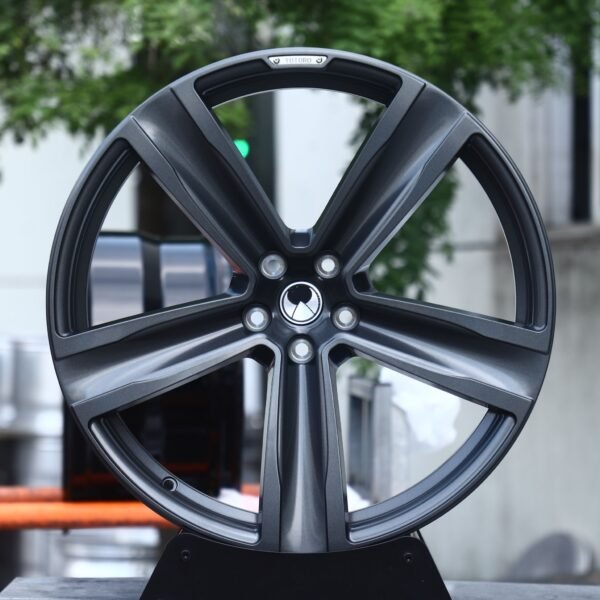 Audi A5 wheels – Gunmetal Twin 5-Spoke, front view