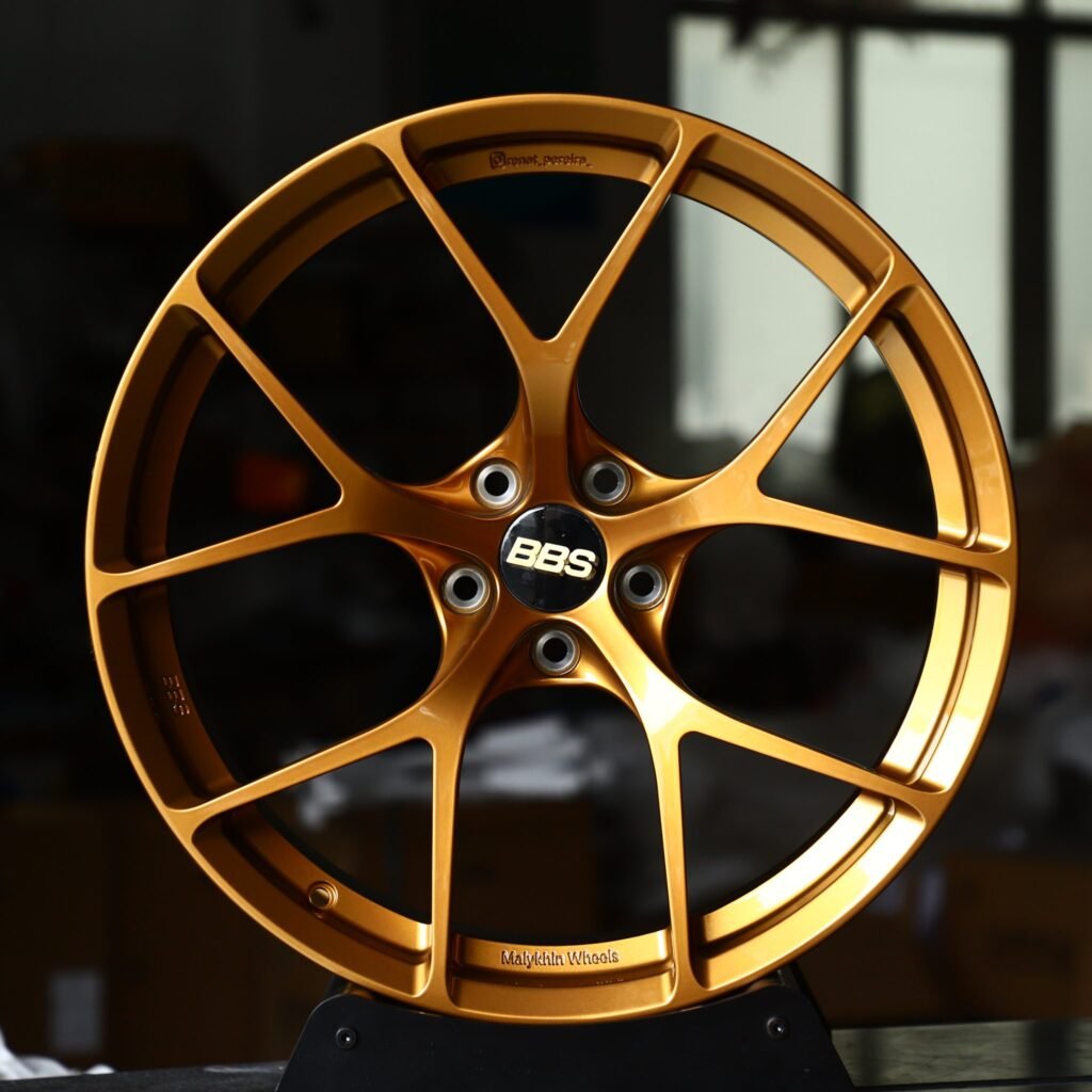 Porsche 911 wheels – Bronze 5 Y-Spoke (BBS-Style), front view