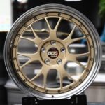 BBS-Style Gold Y-Spoke Mesh 2-Piece Polished Deep Lip Forged Wheels – Porsche 911 / BMW M3 Fitment (5-Lug)