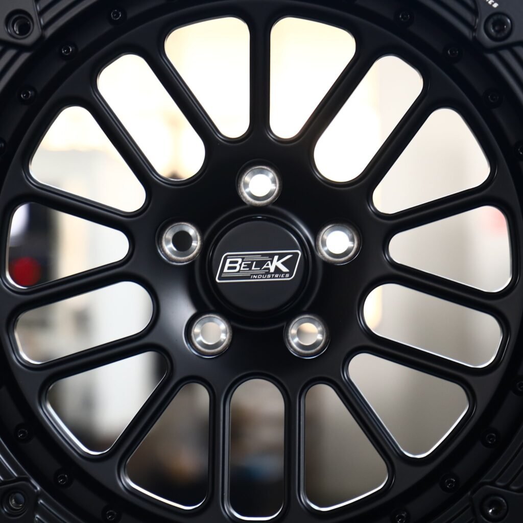 Cadillac CT5 wheels – Satin Black Beadlock Mesh (Belak-Style), view 8