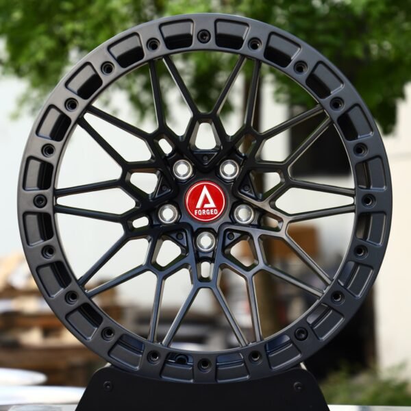 BMW M3 wheels – Satin Black Mesh, front view