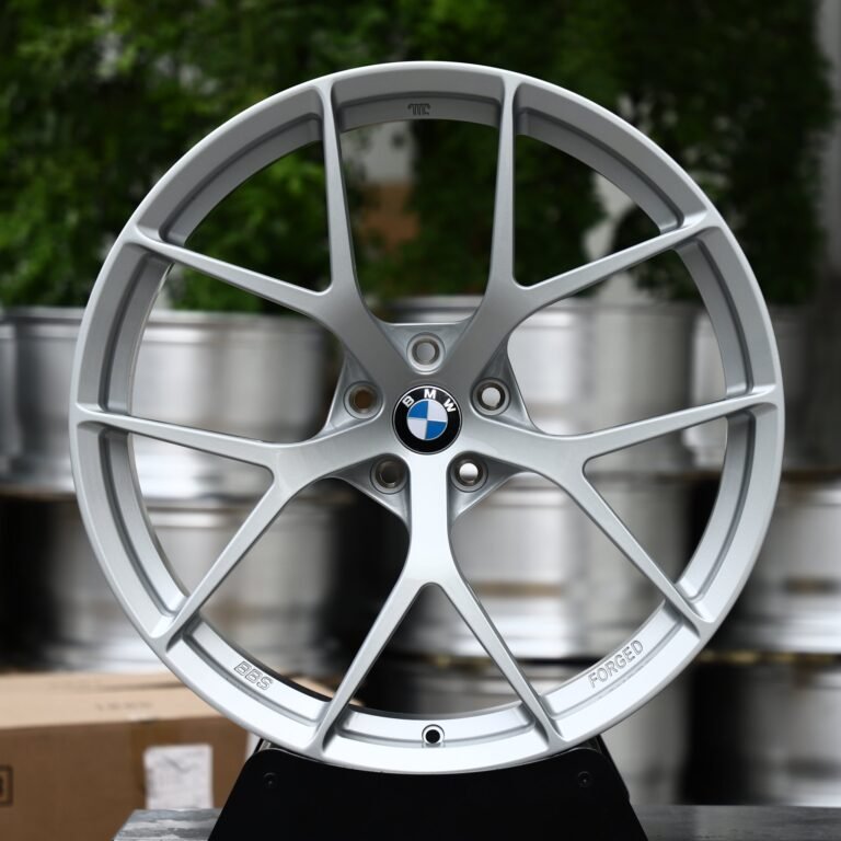 BMW 3 Series wheels – Bright Silver 5 Y-Spoke (BMW OEM-Style), front view