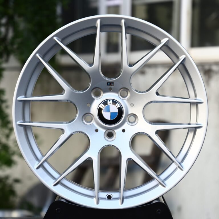 BMW X5 wheels – Bright Silver 8 Y-Spoke Mesh (BMW OEM-Style), front view
