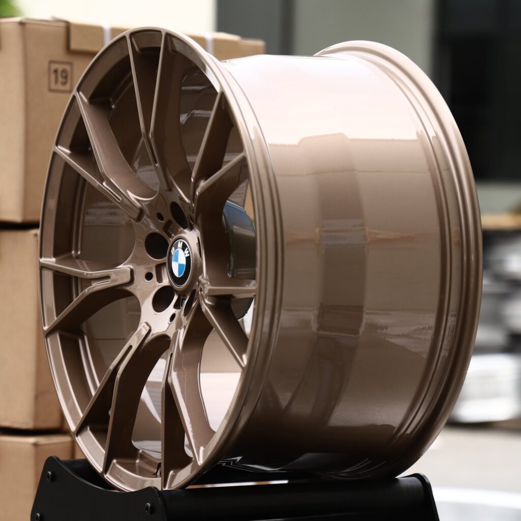BMW 7 Series wheels – Bronze 7 Y-Spoke (BMW OEM-Style), angled view