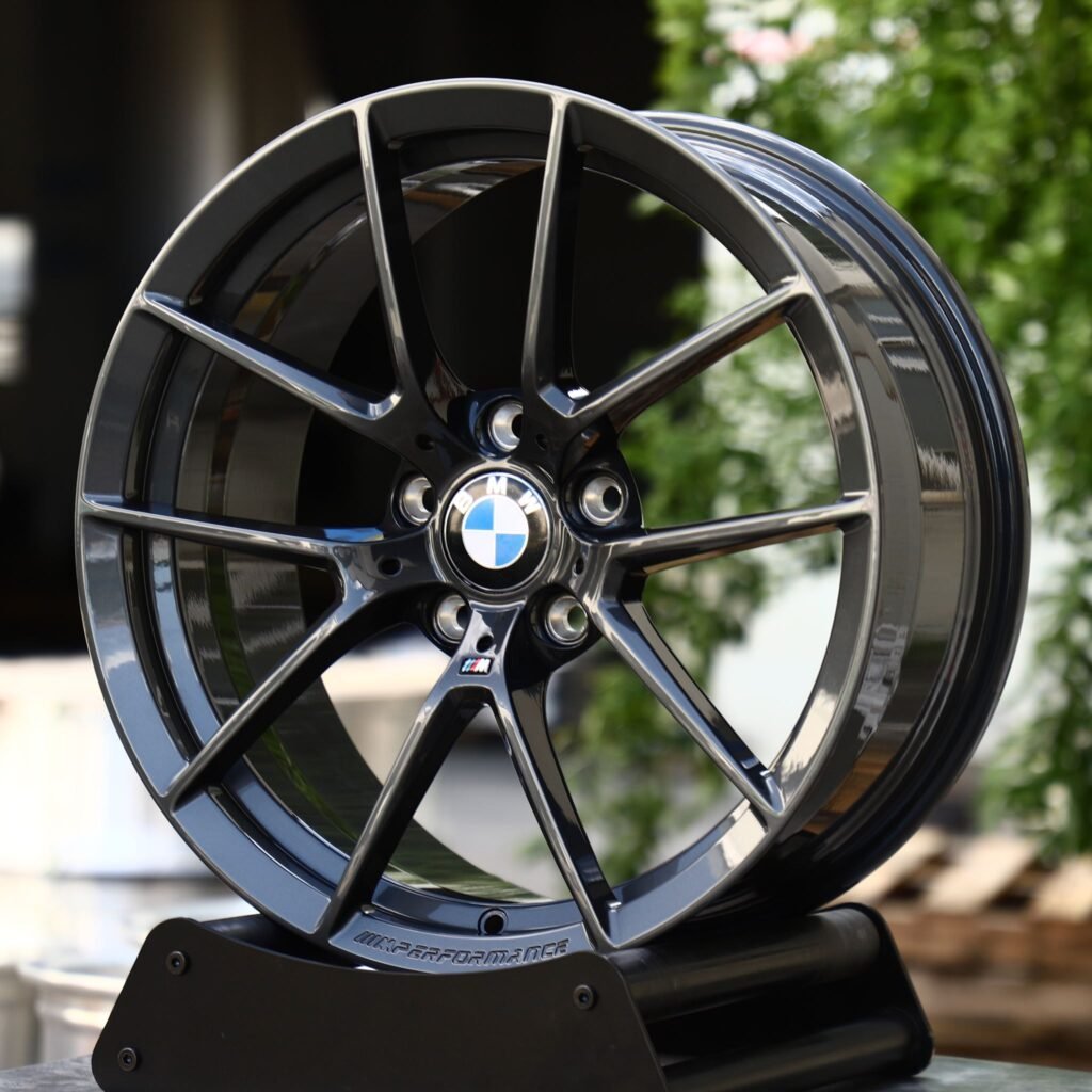 BMW X6 wheels – Gloss Black 10-Spoke (BMW OEM-Style), angled view