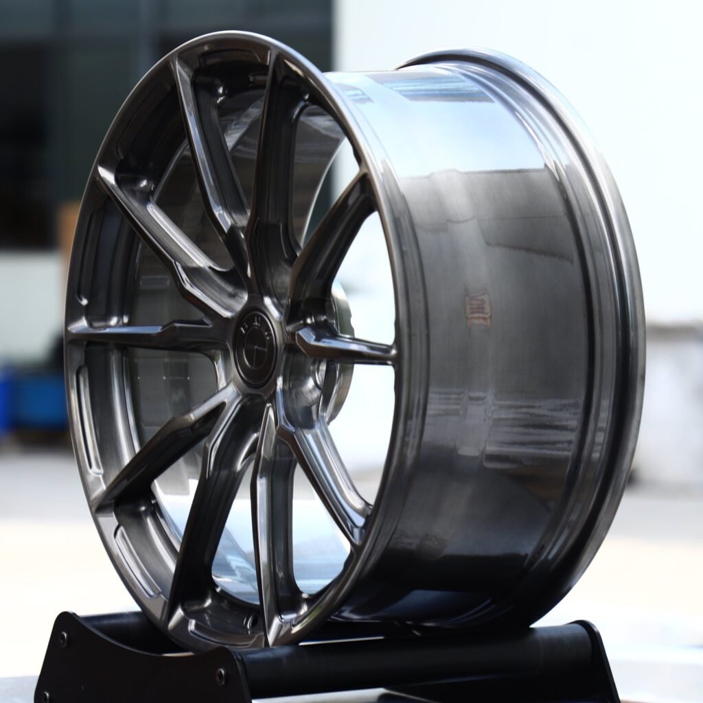 5x112 wheels – Gunmetal 10-Spoke (BMW OEM-Style), side view