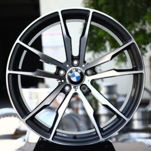 BMW OEM-Style Gunmetal Machined 5 Double-Spoke Forged Wheels – BMW M3 / M5 Fitment (5-Lug)