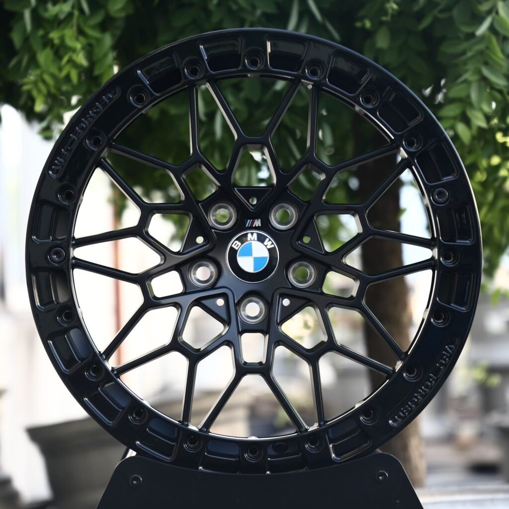 BMW M3 wheels – BMW OEM-Style Matte Black Mesh Beadlock, additional view