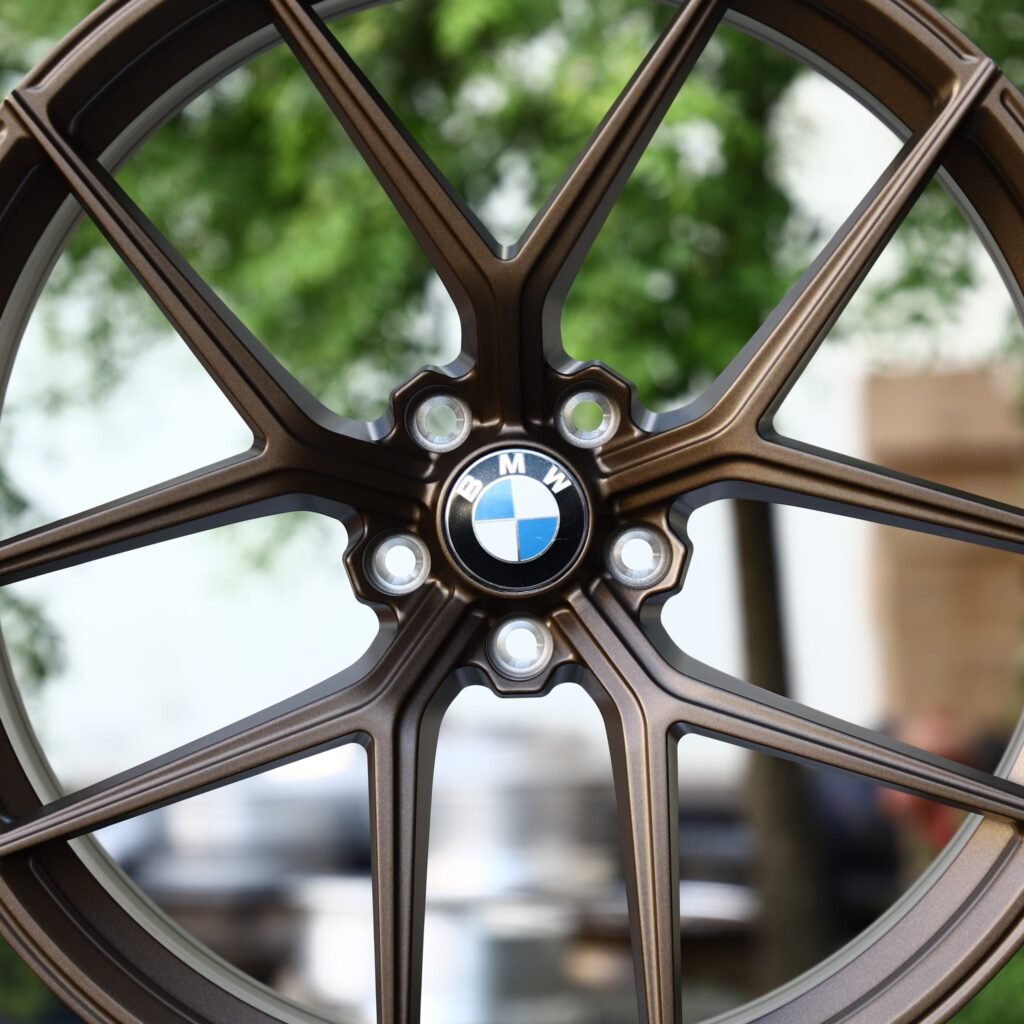 5x120 wheels – Matte Bronze 5 Y-Spoke Concave (BMW OEM-Style), side view