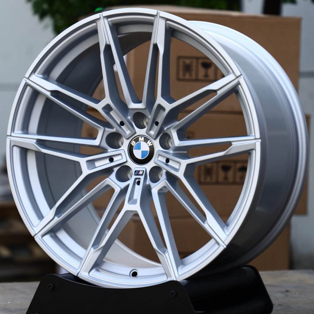 BMW X5 wheels – Silver Multi-Spoke (BMW OEM-Style), angled view