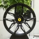 Ferrari OEM-Style Gloss Black 5 Twin-Spoke Star Forged Wheels – Ferrari 488 / F8 Fitment (5-Lug)