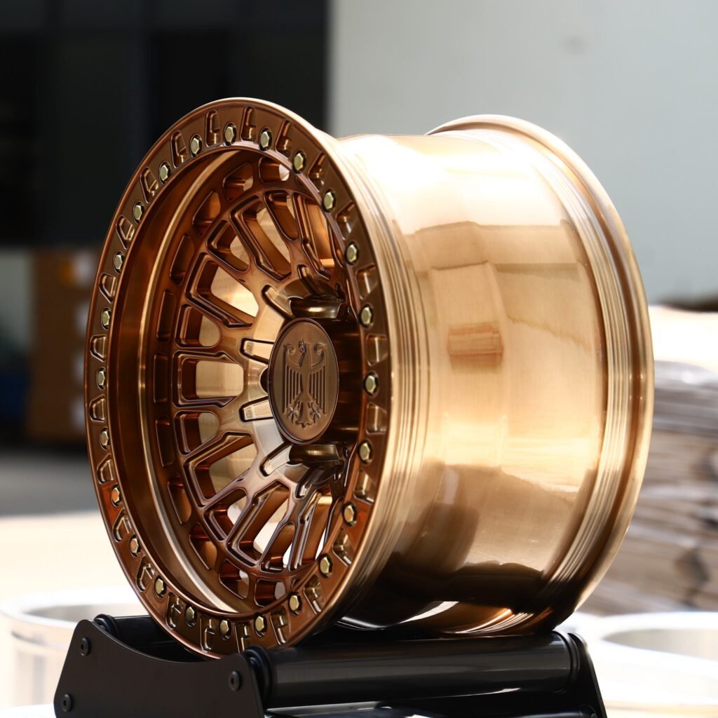 8x170 wheels – Bronze Mesh Bolted Ring, side view