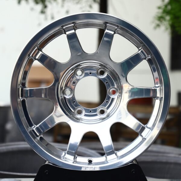 Ford F-250 Super Duty wheels – Polished 5 Y-Spoke, front view