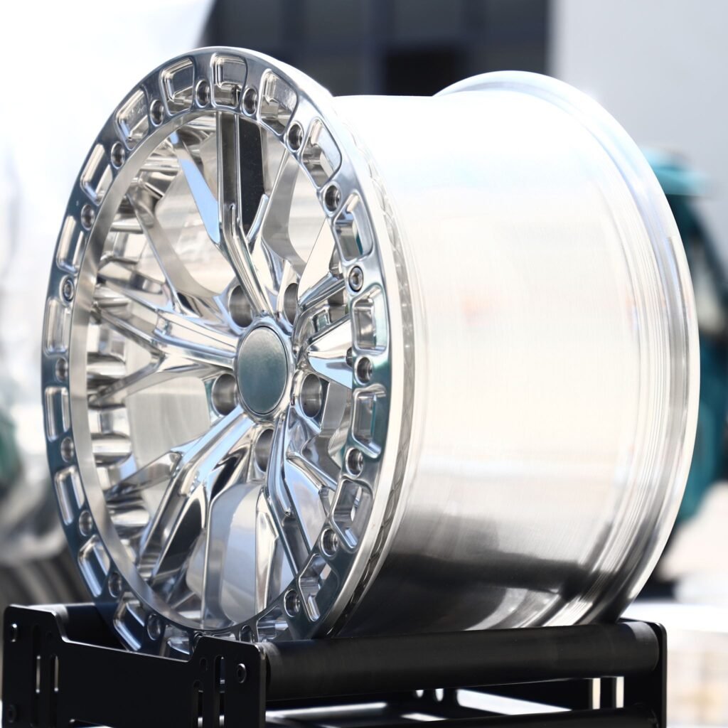 5x114.3 wheels – Polished 10 Y-Spoke, side view