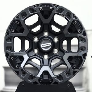 Ford OEM-Style Matte Black Web-Spoke Bolt Ring Beadlock Off-Road Forged Wheels – Ford Bronco / F-150 Fitment (6-Lug)