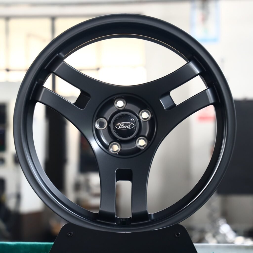 Ford Explorer wheels – Satin Black 3-Spoke (Ford OEM-Style), front view