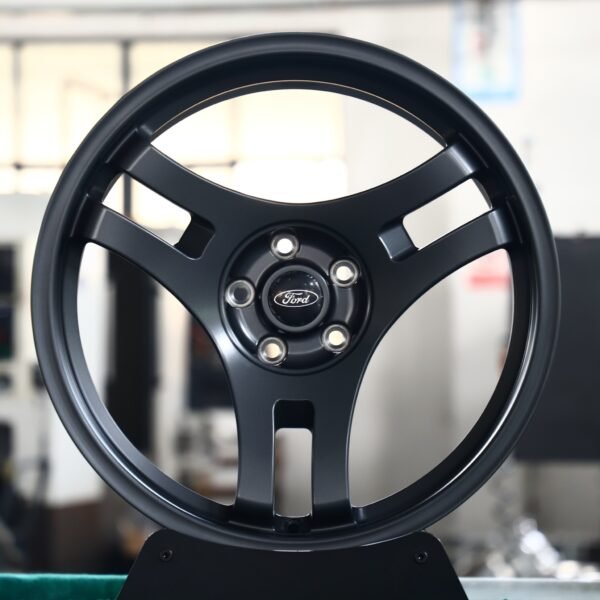 Ford Explorer wheels – Satin Black 3-Spoke (Ford OEM-Style), front view