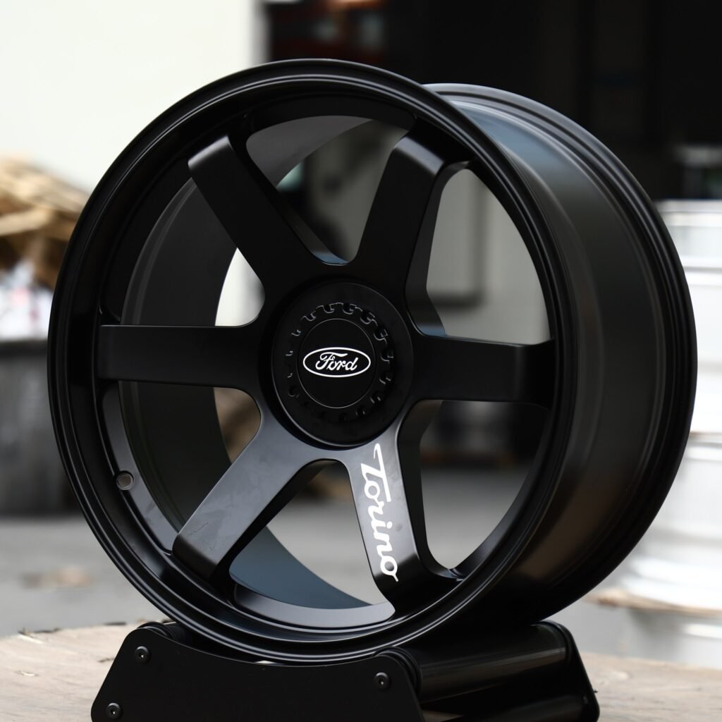 Ford F-150 wheels – Satin Black 6-Spoke (Ford OEM-Style), front view