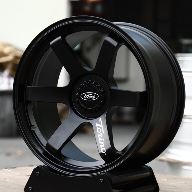 Ford F-150 wheels – Satin Black 6-Spoke (Ford OEM-Style), front view