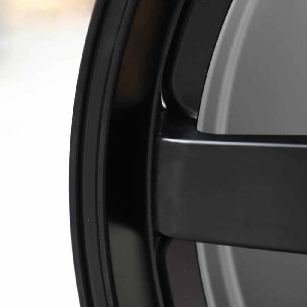Ford Ranger wheels – Satin Black 6-Spoke (Ford OEM-Style), lip and barrel detail