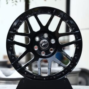 Forgestar-Style Gloss Black Mesh Beadlock Off-Road Forged Wheels – Ford F-150 / Bronco Fitment (6-Lug)