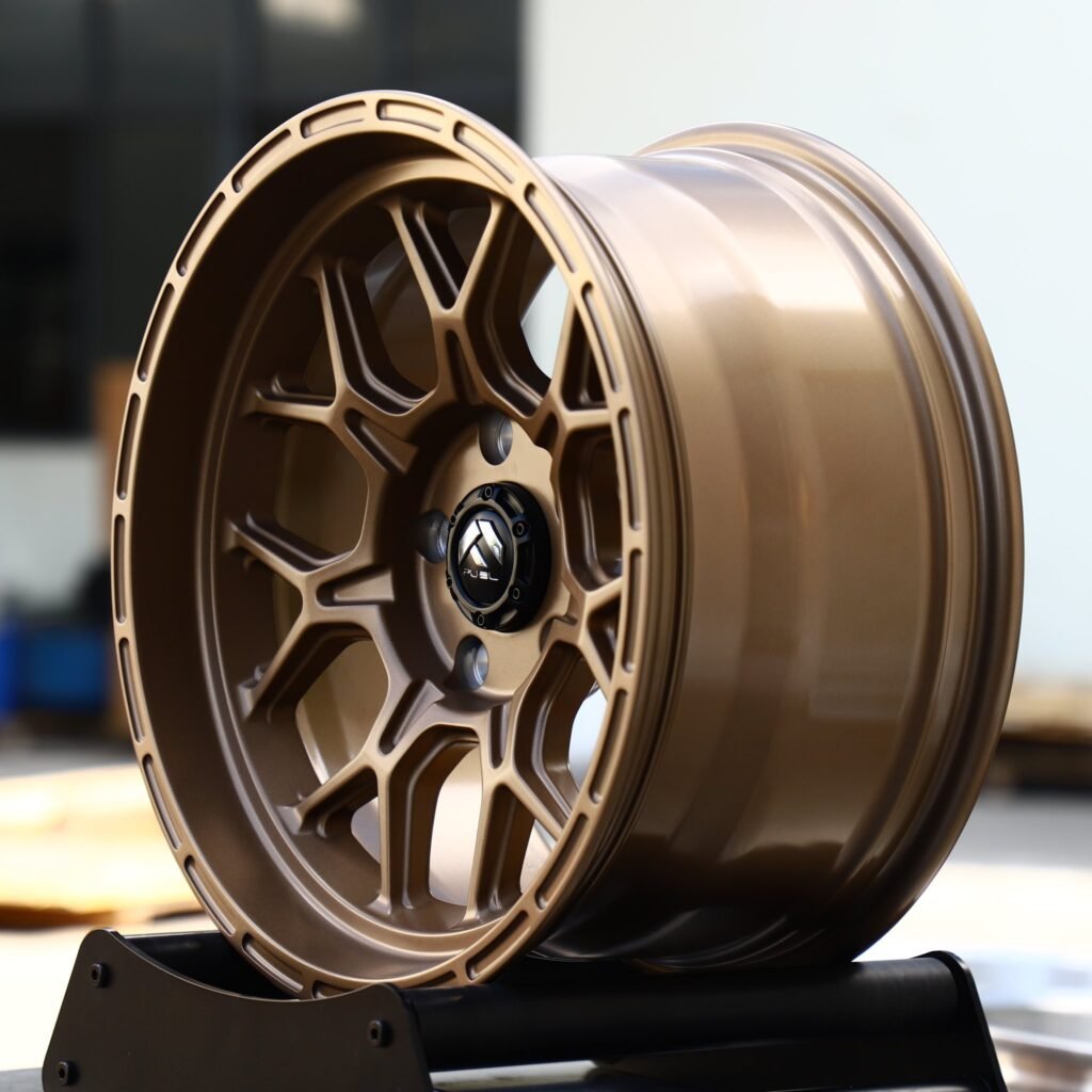 5x127 wheels – Bronze Mesh Multi-Spoke (Fuel-Style), side view