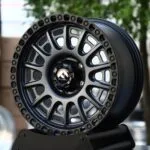 Fuel-Style Gunmetal Multi-Spoke Bolted Ring Off-Road Forged Wheels – Jeep Wrangler / Land Rover Defender Fitment (5-Lug)