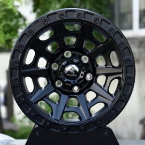 Fuel-Style Matte Black Offset-Spoke Bolt Ring Beadlock Off-Road Forged Wheels – Toyota 4Runner / Tacoma Fitment (6-Lug)