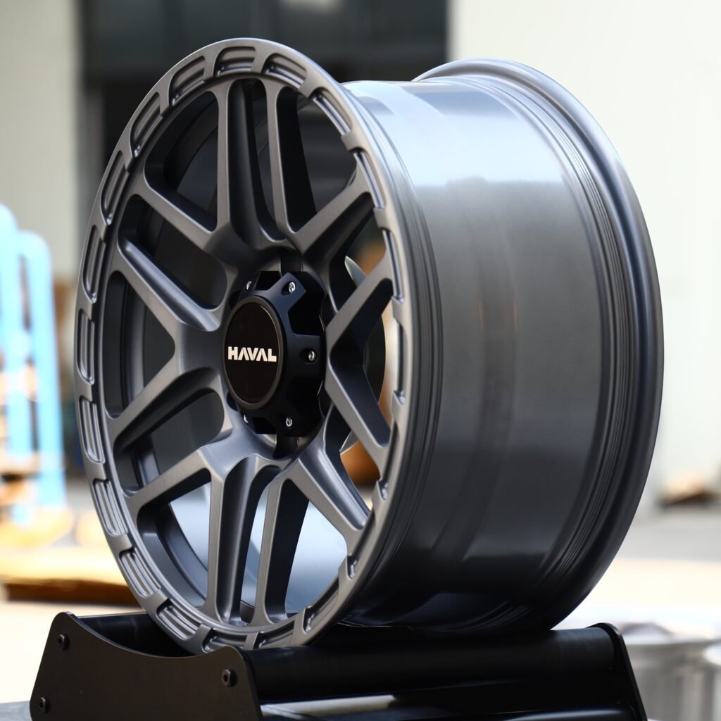 6x139.7 wheels – Gunmetal 10-Spoke (Haval OEM-Style), side view