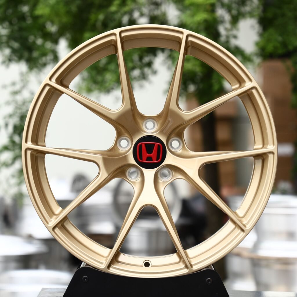 Honda Civic wheels – Gold 5 Y-Spoke Concave (Honda OEM-Style), front view