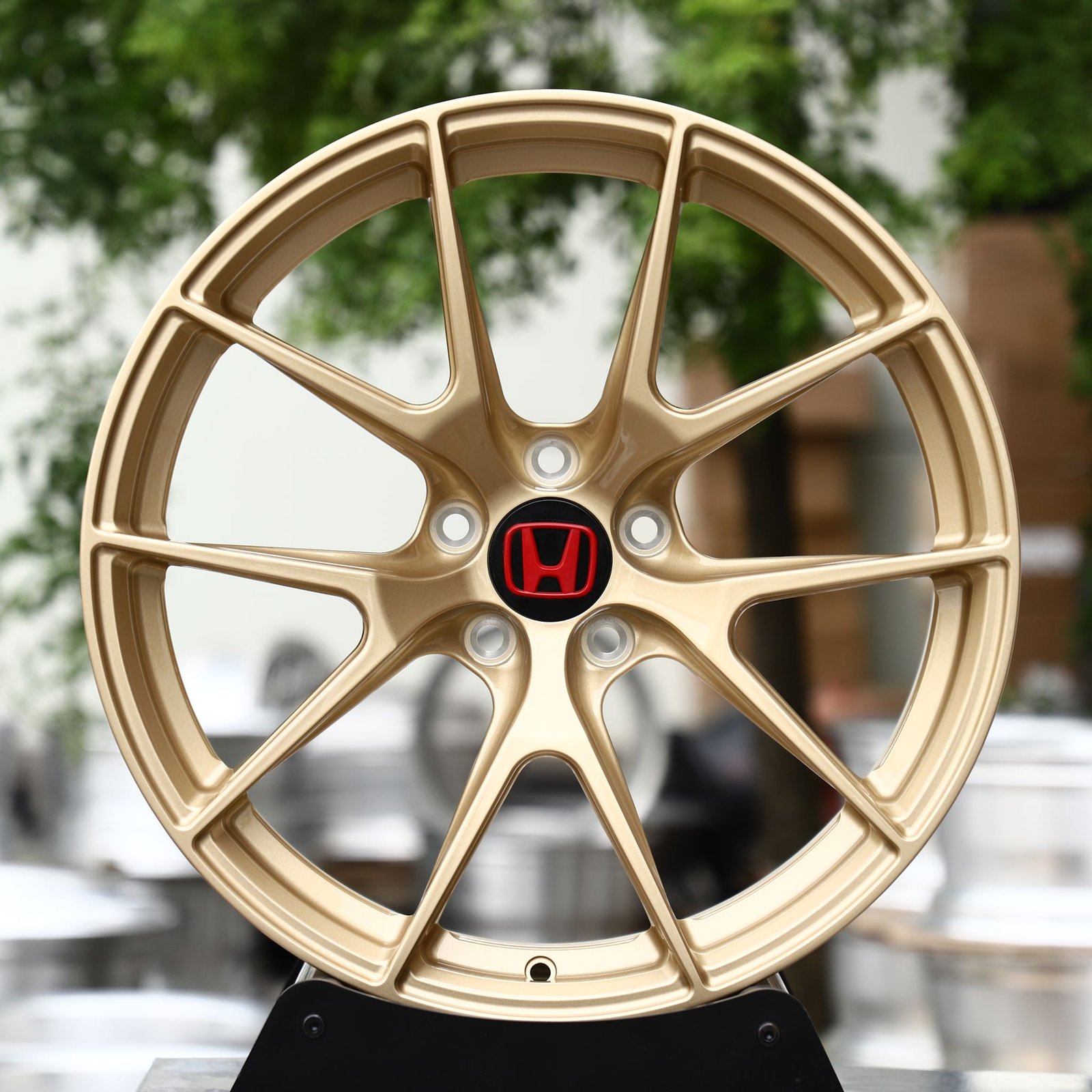 Honda Civic wheels – Gold 5 Y-Spoke Concave (Honda OEM-Style), front view