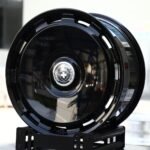HRE-Style Gloss Black Slotted Disc Floating Cap Forged Wheels – Bentley Continental GT / Rolls-Royce Ghost Fitment (5-Lug)