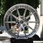 HRE-Style Mirror Polished 10-Spoke 2-Piece Riveted Forged Wheels – Porsche 911 / R8 Fitment (5-Lug)