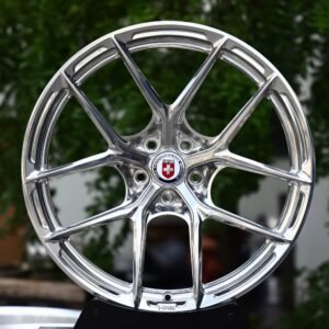 HRE-Style Polished 5 Y-Spoke Forged Wheels – Audi S4 / BMW M3 Fitment (5-Lug)