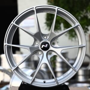 Hyundai N Style Bright Silver 10-Spoke Forged Wheels – Hyundai Elantra N / Kona N Fitment (5-Lug)