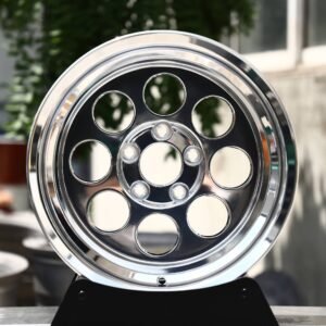 Jeep Wrangler JL / Gladiator Off-Road Forged Wheels – Polished Round-Hole Deep Dish (5-Lug)