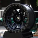 Jeep Wrangler / Land Rover Defender Beadlock Off-Road Forged Wheels – Matte Black Split-Spoke Bolt Ring (5-Lug)