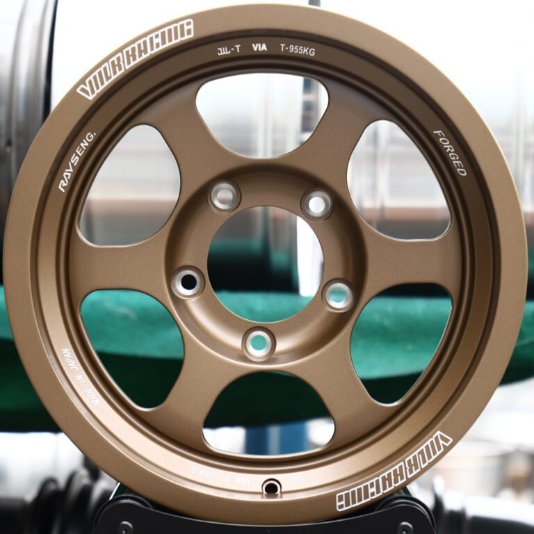 Jeep Wrangler wheels – Bronze 5-Spoke, front view