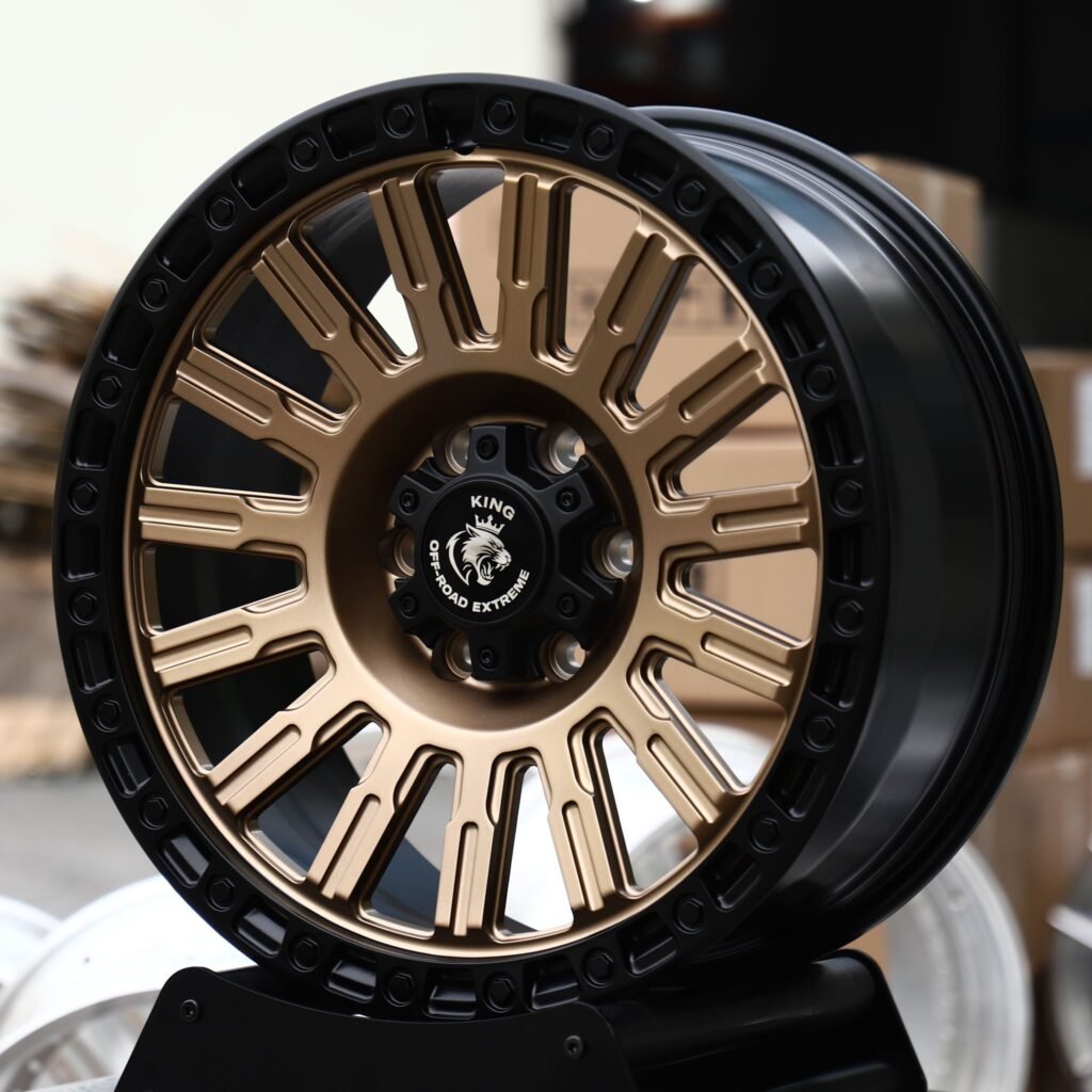 Toyota Land Cruiser wheels – King -Style Bronze / Black Multi-Spoke (King Off-Road-Style), front view