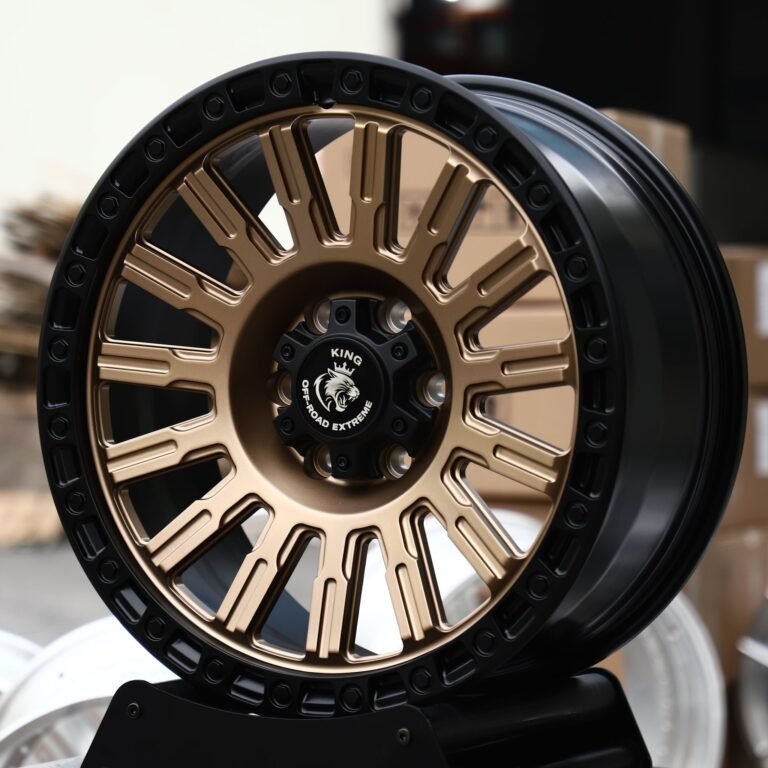 Toyota Land Cruiser wheels – King -Style Bronze / Black Multi-Spoke (King Off-Road-Style), front view