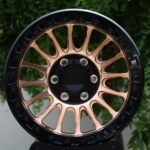 KMC-Style Transparent Copper Multi-Spoke Beadlock Off-Road Forged Wheels – Ford F-150 / Silverado 1500 Fitment (6-Lug)