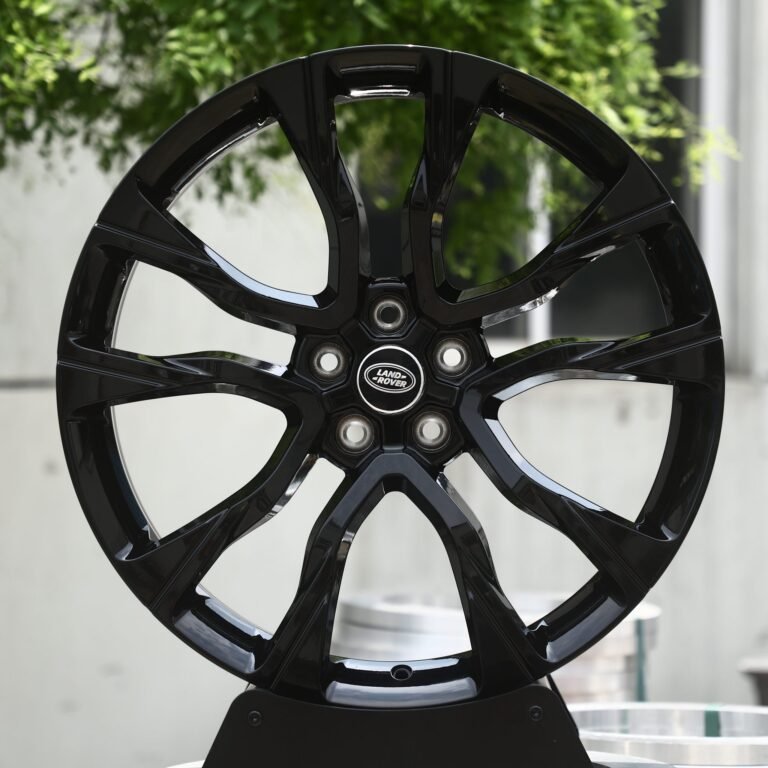 Land Rover Range Rover wheels – Gloss Black 5 Split Y-Spoke (Land Rover OEM-Style), front view