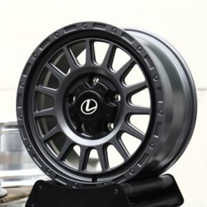 Lexus OEM-Style Gunmetal 15-Spoke Off-Road Forged Wheels – Lexus GX / LX Fitment (6-Lug)