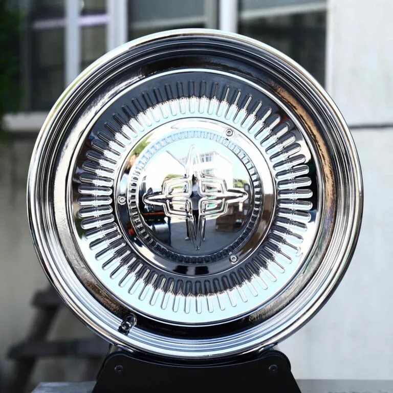 Lincoln OEM-Style Chrome Slotted Disc Forged Wheels – Lincoln Continental / MKZ, front view