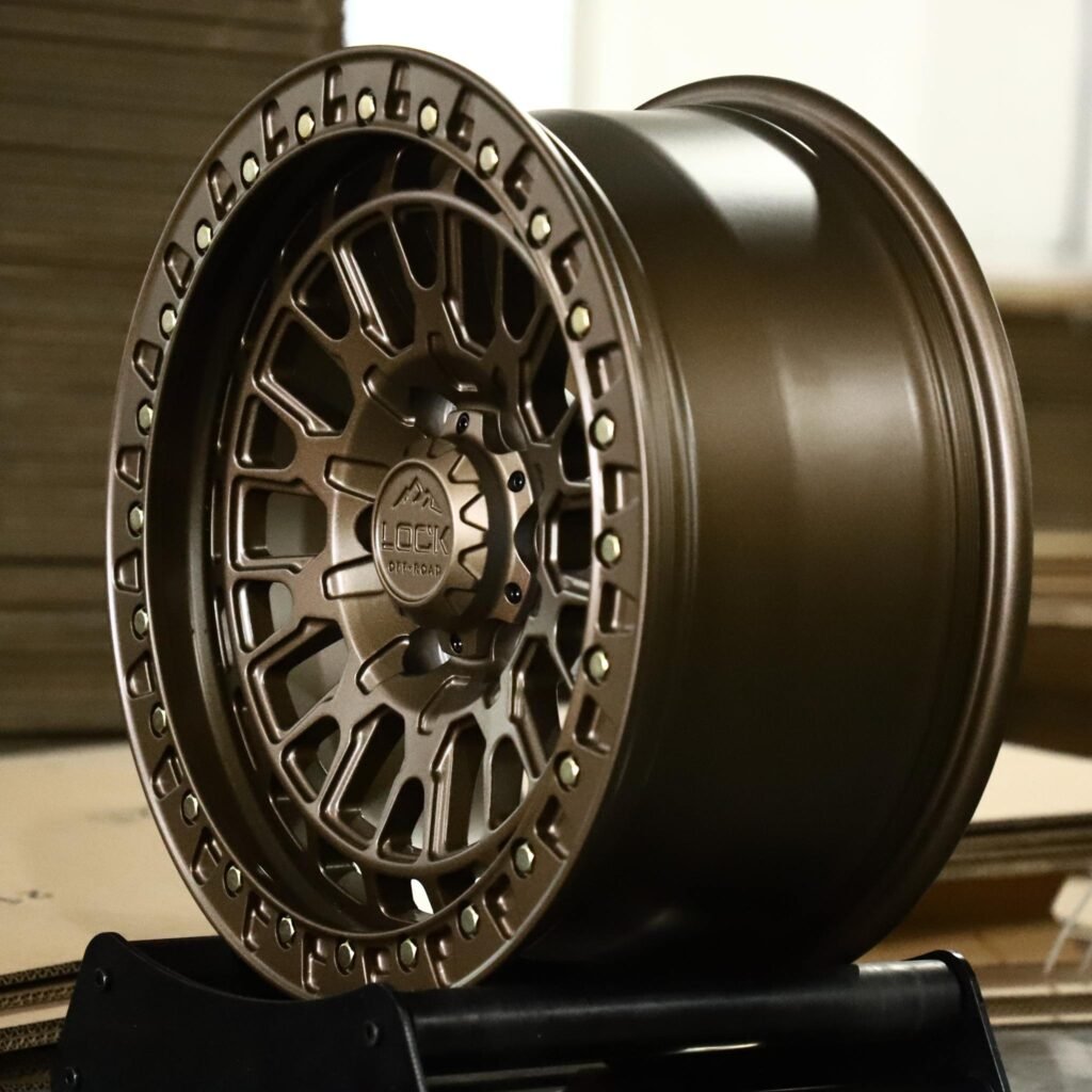 8x165.1 wheels – Bronze Mesh Bolted Ring Beadlock (LOCK-Style), side view