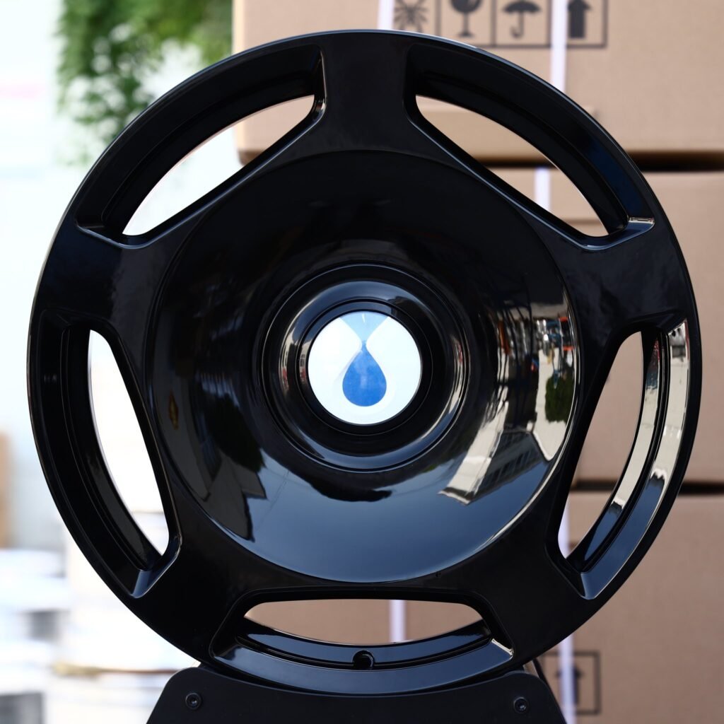 Mercedes-Benz GLE wheels – Gloss Black 5-Window Disc, front view